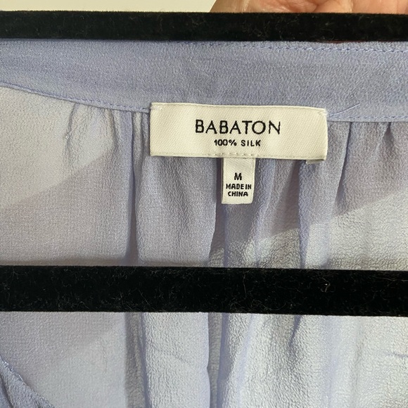 100% Silk Babaton Blouse - Picture 6 of 6